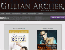 Tablet Screenshot of gillianarcher.com